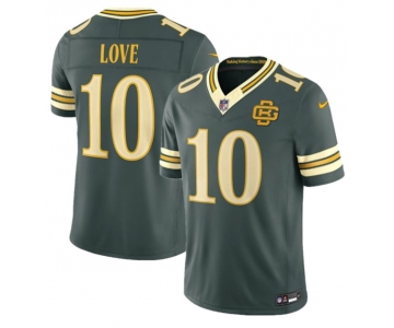 Men's Green Bay Packers #10 Jordan Love Dark Green 2026 F.U.S.E. Rivalries Collection Limited Football Stitched Jersey