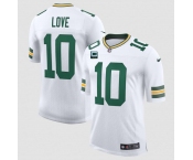 Men's Green Bay Packers #10 Jordan Love White 2026 With 2-Star C Patch New Vapor Untouchable Limited Football Stitched Jersey Men's Green Bay Packers #10 Jordan Love White 2026 With 2-Star C Patch New Vapor Untouchable Limited Football Stitched Jersey
