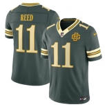 Men's Green Bay Packers #11 Jayden Reed Dark Green 2026 F.U.S.E. Rivalries Collection Limited Football Stitched Jersey Men's Green Bay Packers #11 Jayden Reed Dark Green 2026 F.U.S.E. Rivalries Collection Limited Football Stitched Jersey
