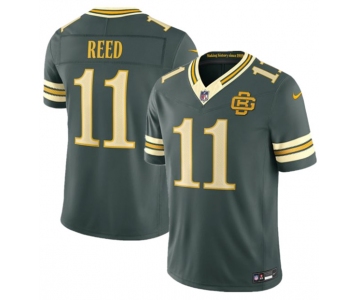Men's Green Bay Packers #11 Jayden Reed Dark Green 2026 F.U.S.E. Rivalries Collection Limited Football Stitched Jersey