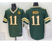 Men's Green Bay Packers #11 Jayden Reed Dark Green 2026 Rivalries Collection Limited Football Stitched Jersey
