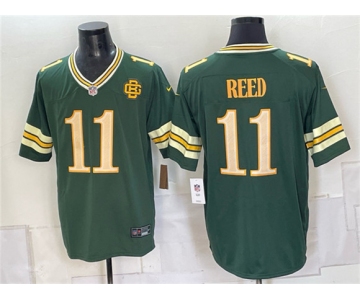 Men's Green Bay Packers #11 Jayden Reed Dark Green 2026 Rivalries Collection Limited Football Stitched Jersey