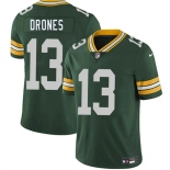 Men's Green Bay Packers #13 Kyron Drones Green 2026 Draft Vapor Untouchable Limited Football Stitched Jersey Men's Green Bay Packers #13 Kyron Drones Green 2026 Draft Vapor Untouchable Limited Football Stitched Jersey