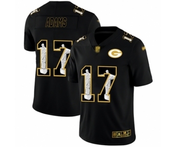 Men's Green Bay Packers #17 Davante Adams Limited Black Jesus Faith Limited Football Jersey