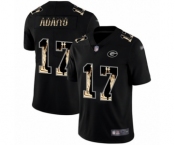 Men's Green Bay Packers #17 Davante Adams Limited Black Statue of Liberty Limited Football Jersey