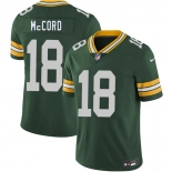 Men's Green Bay Packers #18 Kyle McCord Green 2026 Vapor Untouchable Limited Football Stitched Jersey Men's Green Bay Packers #18 Kyle McCord Green 2026 Vapor Untouchable Limited Football Stitched Jersey
