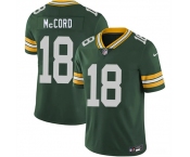 Men's Green Bay Packers #18 Kyle McCord Green 2026 Vapor Untouchable Limited Football Stitched Jersey Men's Green Bay Packers #18 Kyle McCord Green 2026 Vapor Untouchable Limited Football Stitched Jersey