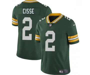 Men's Green Bay Packers #2 Brandon Cisse Green 2026 Vapor Untouchable Limited Football Stitched Jersey