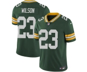 Men's Green Bay Packers #23 Emanuel Wilson Green 2025 Vapor Untouchable Limited Football Stitched Jersey Men's Green Bay Packers #23 Emanuel Wilson Green 2025 Vapor Untouchable Limited Football Stitched Jersey