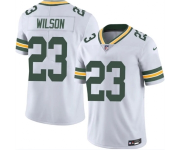 Men's Green Bay Packers #23 Emanuel Wilson White 2025 Vapor Untouchable Limited Football Stitched Jersey