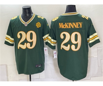Men's Green Bay Packers #29 Xavier McKinney Dark Green 2026 Rivalries Collection Limited Football Stitched Game Jersey
