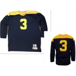 Men's Green Bay Packers #3 Tony Canadeo 1949 long sleeve throwback style jersey Men's Green Bay Packers #3 Tony Canadeo 1949 long sleeve throwback style jersey