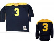 Men's Green Bay Packers #3 Tony Canadeo 1949 long sleeve throwback style jersey