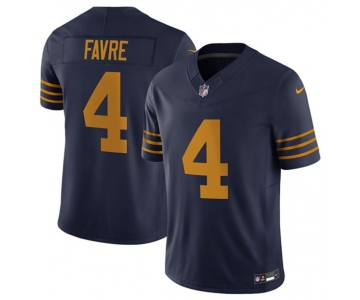 Men's Green Bay Packers #4 Brett Favre Navy The 1923 Classic Vapor F.U.S.E. Limited Football Stitched Jersey