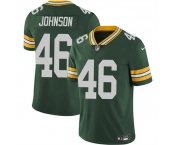 Men's Green Bay Packers #46 Amar Johnson Green 2025 Vapor Untouchable Limited Football Stitched Jersey
