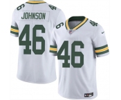 Men's Green Bay Packers #46 Amar Johnson White 2025 Vapor Untouchable Limited Football Stitched Jersey