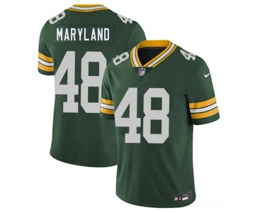 Men's Green Bay Packers #48 RJ Maryland Green 2026 Draft Vapor Untouchable Limited Football Stitched Jersey
