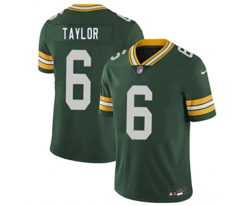 Men's Green Bay Packers #6 Tyrod Taylor Green 2026 Vapor Untouchable Limited Football Stitched Jersey