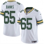 Men's Green Bay Packers #65 Aaron Banks White 2025 Vapor Untouchable Limited Football Stitched Jersey