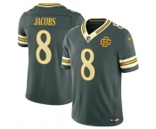 Men's Green Bay Packers #8 Josh Jacobs Dark Green 2026 F.U.S.E. Rivalries Collection Limited Football Stitched Jersey