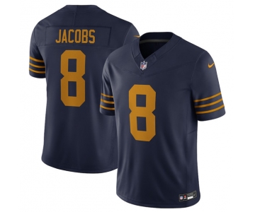 Men's Green Bay Packers #8 Josh Jacobs Navy The 1923 Classic Vapor F.U.S.E. Limited Football Stitched Jersey