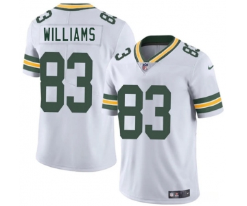 Men's Green Bay Packers #83 Savion Williams White 2025 Draft Vapor Untouchable Limited Football Stitched Jersey