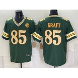 Men's Green Bay Packers #85 Tucker Kraft Dark Green 2026 Rivalries Collection Limited Football Stitched Game Jersey