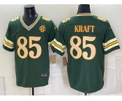 Men's Green Bay Packers #85 Tucker Kraft Dark Green 2026 Rivalries Collection Limited Football Stitched Game Jersey