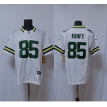 Men's Green Bay Packers #85 Tucker Kraft White Vapor 2025 F.U.S.E. Limited Football Stitched Jersey Men's Green Bay Packers #85 Tucker Kraft White Vapor 2025 F.U.S.E. Limited Football Stitched Jersey