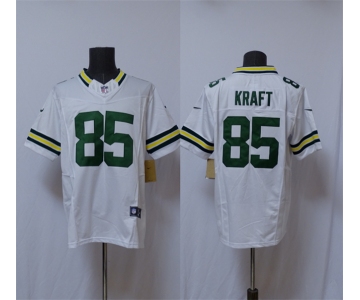 Men's Green Bay Packers #85 Tucker Kraft White Vapor 2025 F.U.S.E. Limited Football Stitched Jersey