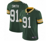 Men's Green Bay Packers #91 Preston Smith Green Team Color Vapor Untouchable Limited Player Football Jersey