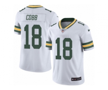 Men's Nike Green Bay Packers #18 Randall Cobb Limited White Rush NFL Jersey