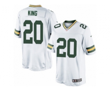 Men's Nike Green Bay Packers #20 Kevin King Limited White NFL Jersey