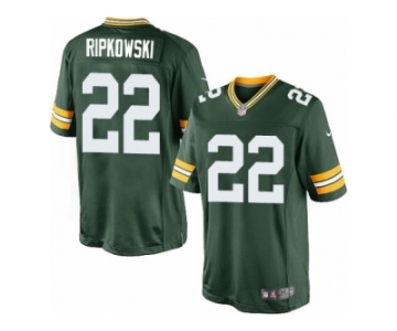 Men's Nike Green Bay Packers #22 Aaron Ripkowski Limited Green Team Color NFL Jersey