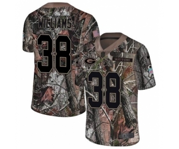 Men's Nike Green Bay Packers #38 Tramon Williams Limited Camo Rush Realtree NFL Jersey