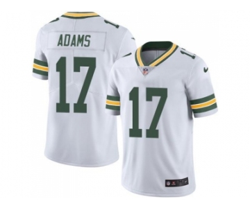 Nike Green Bay Packers #17 Davante Adams White Men's Stitched NFL Limited Rush Jersey