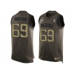 Nike Green Bay Packers #69 David Bakhtiari Green Men's Stitched NFL Limited Salute To Service Tank Top Jersey