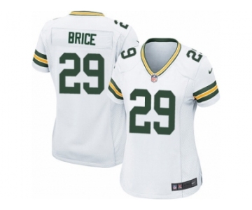 Women Nike Green Bay Packers #29 Kentrell Brice Game White NFL Jersey