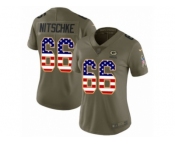 Women Nike Green Bay Packers #66 Ray Nitschke Limited Olive USA Flag 2017 Salute to Service NFL Jersey