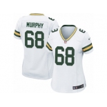 Women Nike Green Bay Packers #68 Kyle Murphy Game White NFL Jersey