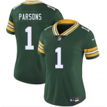 Women's Green Bay Packers #1 Micah Parsons Green 2025 Vapor Untouchable Limited Stitched Football Jersey Women's Green Bay Packers #1 Micah Parsons Green 2025 Vapor Untouchable Limited Stitched Football Jersey