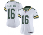 Women's Green Bay Packers #16 Sean Clifford White 2025 Vapor Untouchable Limited Football Stitched Jersey