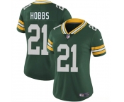 Women's Green Bay Packers #21 Nate Hobbs Green 2025 Vapor Untouchable Limited Stitched Jersey