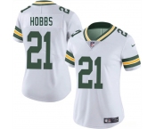 Women's Green Bay Packers #21 Nate Hobbs White 2025 Vapor Untouchable Limited Stitched Jersey