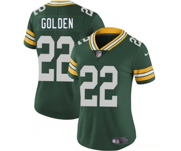 Women's Green Bay Packers #22 Matthew Golden Green 2025 Vapor Untouchable Limited Football Stitched Jersey
