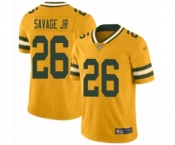 Women's Green Bay Packers #26 Darnell Savage Jr. Limited Gold Inverted Legend Football Jersey