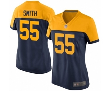 Women's Green Bay Packers #55 Za'Darius Smith Game Navy Blue Alternate Football Jersey