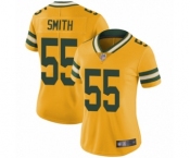 Women's Green Bay Packers #55 Za'Darius Smith Limited Gold Rush Vapor Untouchable Football Jersey