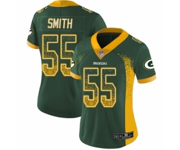 Women's Green Bay Packers #55 Za'Darius Smith Limited Green Rush Drift Fashion Football Jersey