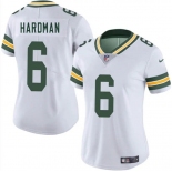 Women's Green Bay Packers #6 Mecole Hardman White 2025 Vapor Untouchable Limited Football Stitched Jersey